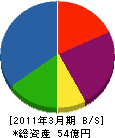 山＊砂利商店 貸借対照表 2011年3月期