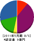 藤栄建設 貸借対照表 2011年5月期