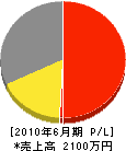 ケイ・エム工業 損益計算書 2010年6月期