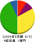 伊藤組 貸借対照表 2009年9月期