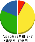 平野組 貸借対照表 2010年12月期
