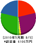 柚木永渕組 貸借対照表 2010年5月期