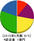 野田工業所 貸借対照表 2010年6月期