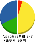 中川 貸借対照表 2010年12月期