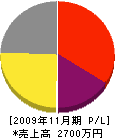 益田組 損益計算書 2009年11月期