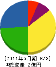佐藤総業 貸借対照表 2011年5月期