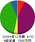 中村工業所 貸借対照表 2009年12月期