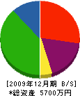 小林塗装工業 貸借対照表 2009年12月期