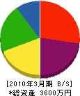 鈴木興業 貸借対照表 2010年3月期