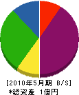 佐野設備 貸借対照表 2010年5月期