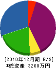 ユタカ建築 貸借対照表 2010年12月期