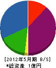 葵テック 貸借対照表 2012年5月期