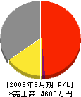 菊地造園 損益計算書 2009年6月期