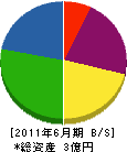 公企業パイプ・メンテナンスイシヤマ 貸借対照表 2011年6月期