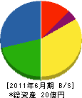 酒井鈴木工業 貸借対照表 2011年6月期