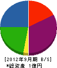 鈴木開発 貸借対照表 2012年9月期
