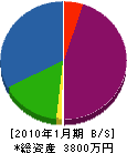 奥羽グリーンメンテナンス 貸借対照表 2010年1月期