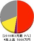 川井工業 損益計算書 2010年3月期