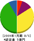 村田工務店 貸借対照表 2009年1月期