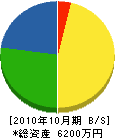 ミヤタ建設 貸借対照表 2010年10月期