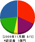 光工業 貸借対照表 2009年11月期