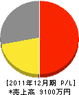 櫻井建装社 損益計算書 2011年12月期