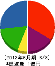 宝昇建設 貸借対照表 2012年6月期