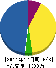 宮本 貸借対照表 2011年12月期