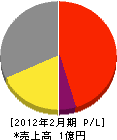 井田電気工業 損益計算書 2012年2月期