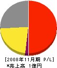 竹村石材 損益計算書 2008年11月期