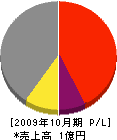 西東植物園 損益計算書 2009年10月期