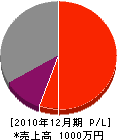 岡田塗装 損益計算書 2010年12月期