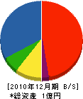 葵建設 貸借対照表 2010年12月期