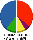 櫻木組 貸借対照表 2008年12月期