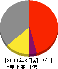横澤開発工業 損益計算書 2011年6月期