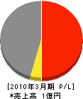 若山建設 損益計算書 2010年3月期