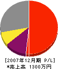 大村産業 損益計算書 2007年12月期