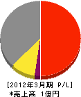札幌庭園 損益計算書 2012年3月期