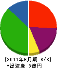 浅田組 貸借対照表 2011年6月期