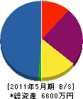 菅沼ハッピ電化 貸借対照表 2011年5月期