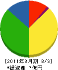 岩田工業所 貸借対照表 2011年3月期