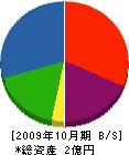 山口組 貸借対照表 2009年10月期