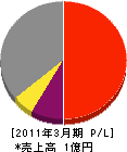藤沢土木 損益計算書 2011年3月期