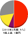 熊本総合技術コンサルタント 損益計算書 2013年2月期
