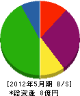 三木田興業 貸借対照表 2012年5月期