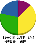 山村商店 貸借対照表 2007年12月期