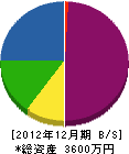 源氏園 貸借対照表 2012年12月期