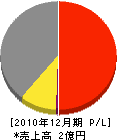 初阪建工 損益計算書 2010年12月期