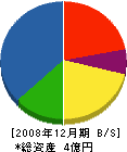 三栄リホーム 貸借対照表 2008年12月期