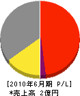 青葉重機建設 損益計算書 2010年6月期